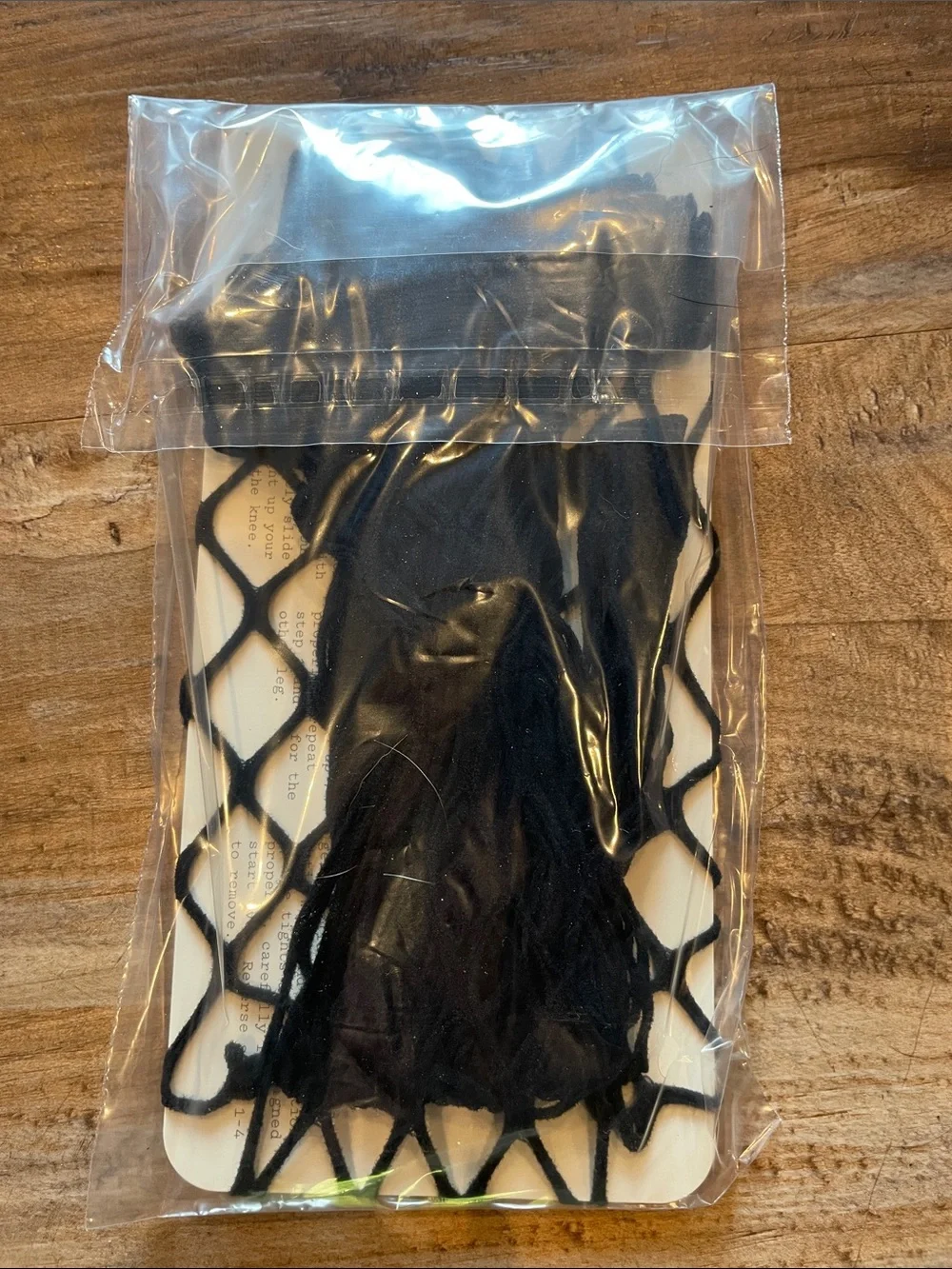 a new day Black Fishnet Fashion Tights - Women's (size S/M) NWT